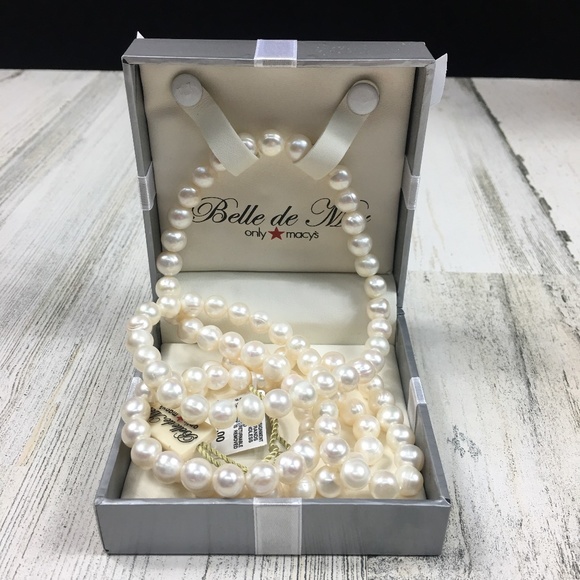 Macy's Jewelry - NEW! Belle de Mar 36" Endless Pearls 8.5 - 9mm